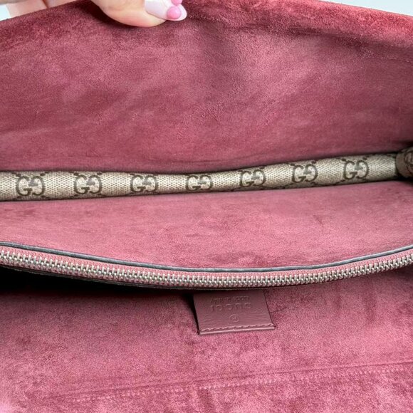 Gucci GG Logo Supreme Medium Flore Dionysus Shoulder Bag with Floral Detailing - Picture 8 of 9